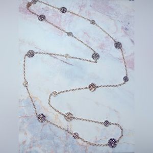 ANNA BECK 36” 14k Vermeil Disc Chain Necklace